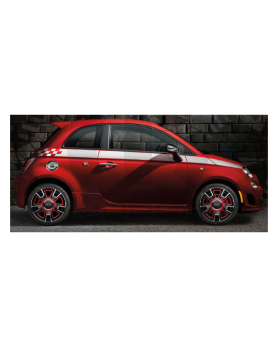 Mopar Decal Kit Body Side Stripes White