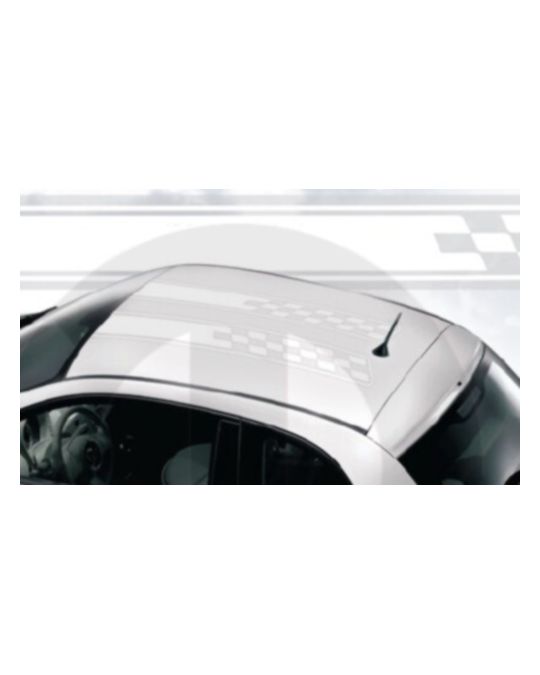 Mopar Decal Kit Top Stripes White