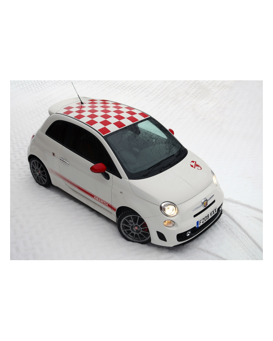 Mopar Decal Kit Roof Checker Red & White