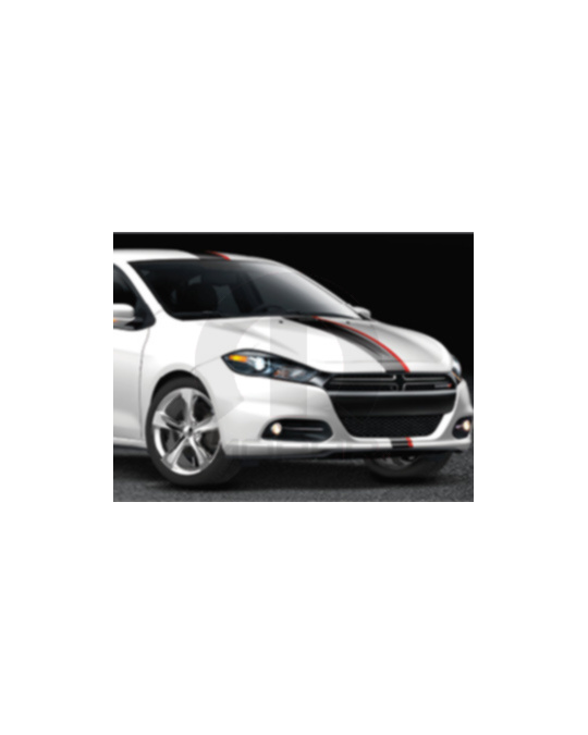 Mopar Decal Kit Hood & Roof Stripe