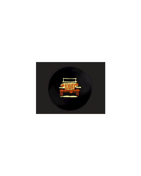 Mopar Spare Tire Cover Cloth Cartooned Wrangler Logo