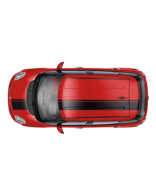 Mopar Decal - Roof / Hood - Black Racing Stripe