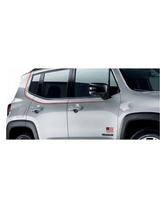 Mopar Graphic Bodyside Black Stripe & American Flag