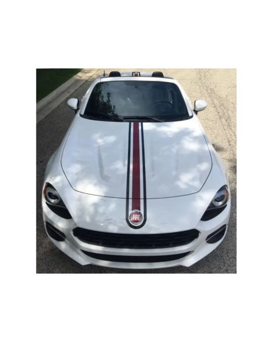 Mopar Decal - Retro Stripes - Red / Black