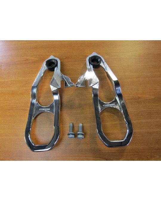 Mopar Tow Hook Kit Chrome With Bezels