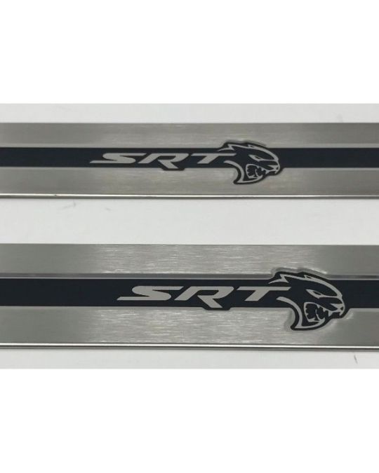 Mopar Door Sill Guards W/ Hellcat Logo