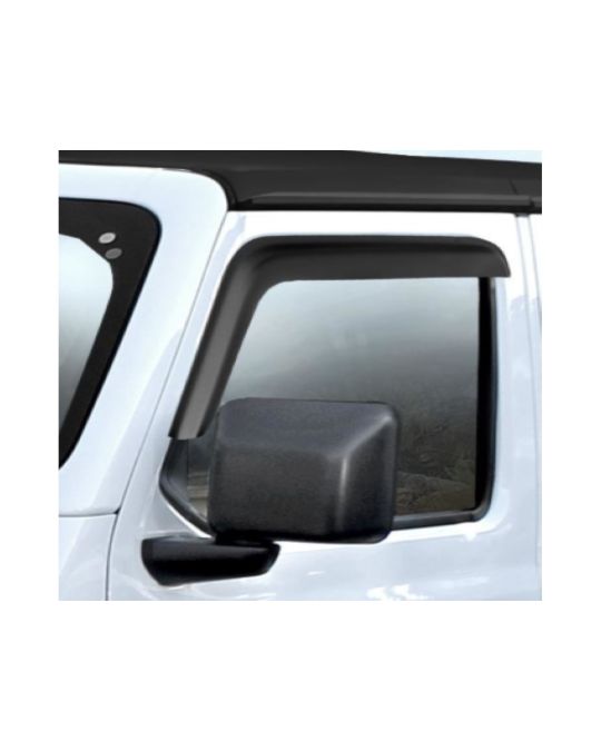 Mopar Side Window Air Deflectors - 2 Door - Tinted Smoke