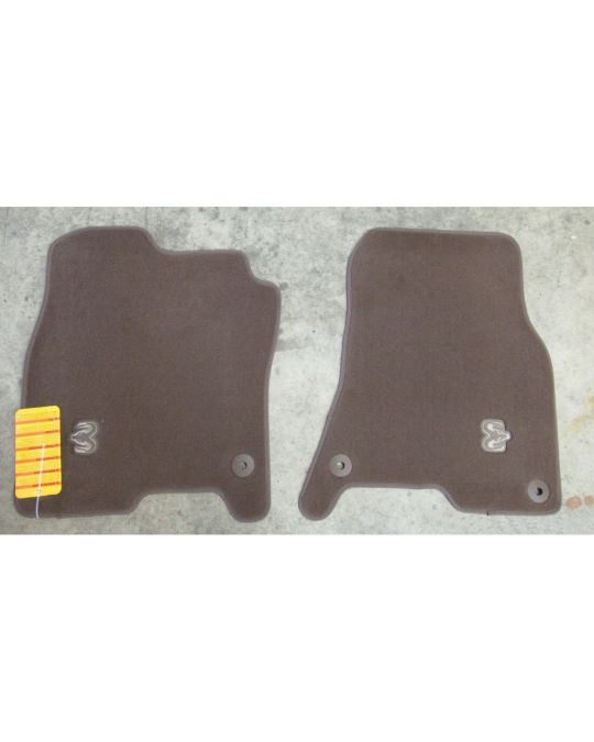 Mopar Front Carpet Mats Crew & Quad Cab Brown