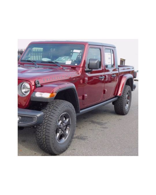 Mopar High Top Rubicon Fender Flares Kit Of Four Black Smooth With Halogen DRL