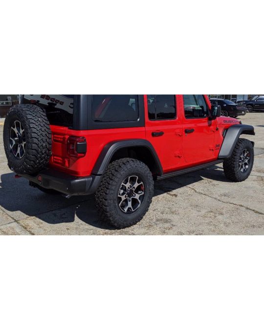 Mopar High Top Fender Flares Kit Of Four Black With LED Lights