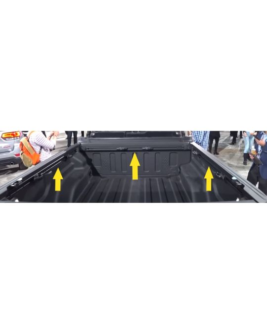 Mopar Bed Side Rails Trail Rail Cargo Management System