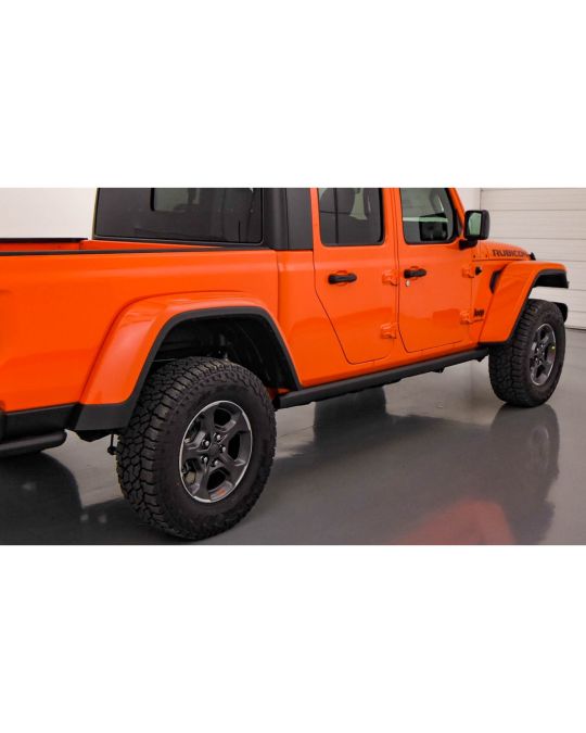 Mopar High Top Rubicon Fender Flares Kit Of Four Black Smooth Paintable With LED DRL