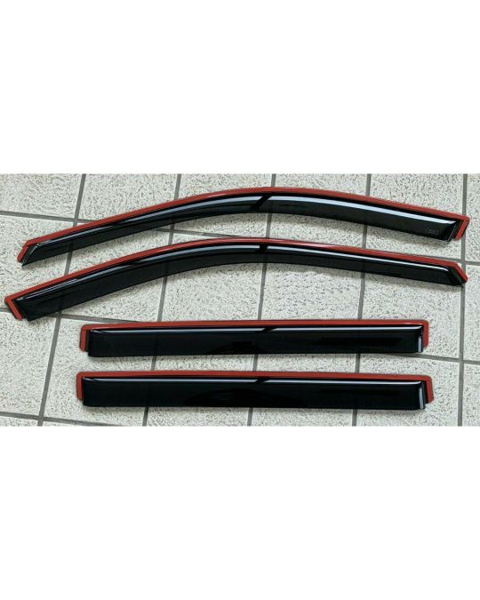 Mopar In Channel Side Window Air Deflectors Tinted Kit Of Four
