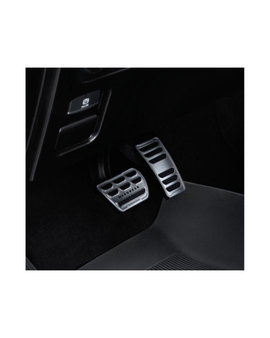 Mopar Pedal Cover Kit Stainless Steel With Black Rubber For Automatic Transmission