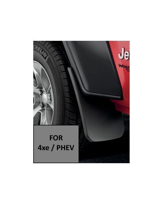 Mopar Front Molded Splash Guards For 4xe PHEV