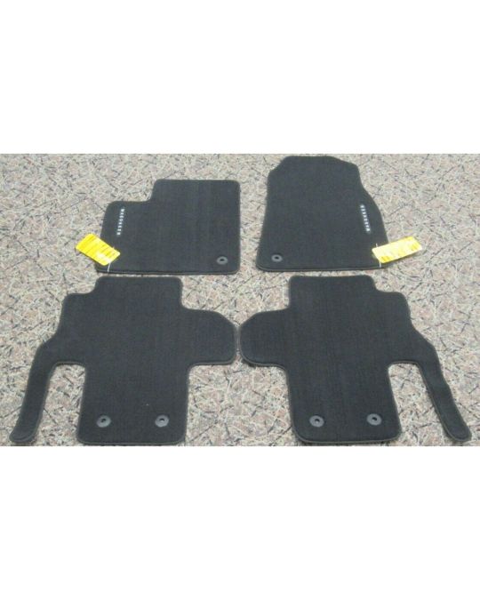 Mopar Premium Carpeted Floor Mats For First And Second Rows Black Kit Of Four With Wagoneer Logo