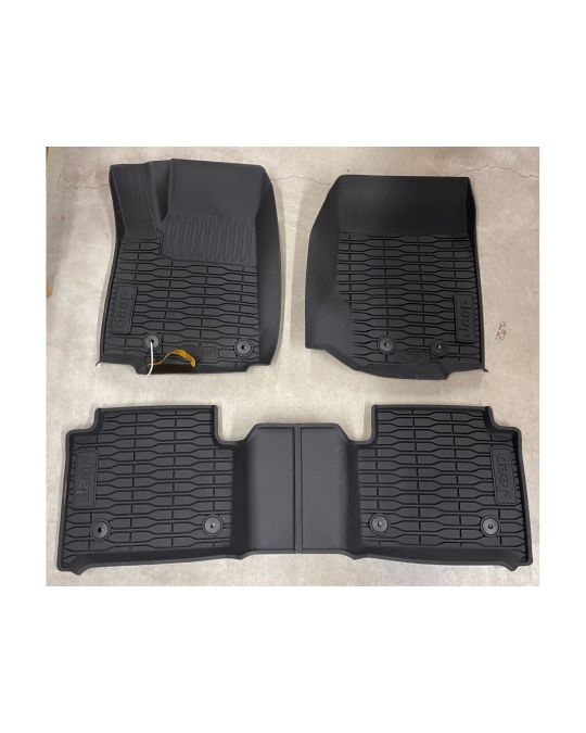 Mopar All Weather Floor Mats For Two Row With Gas Engine