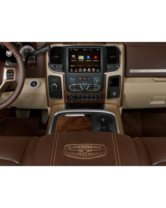 Mopar Console Tray Upgrade Beige W/ Dark Wood
