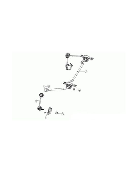 Mopar Sport Rear Sway Bar Kit