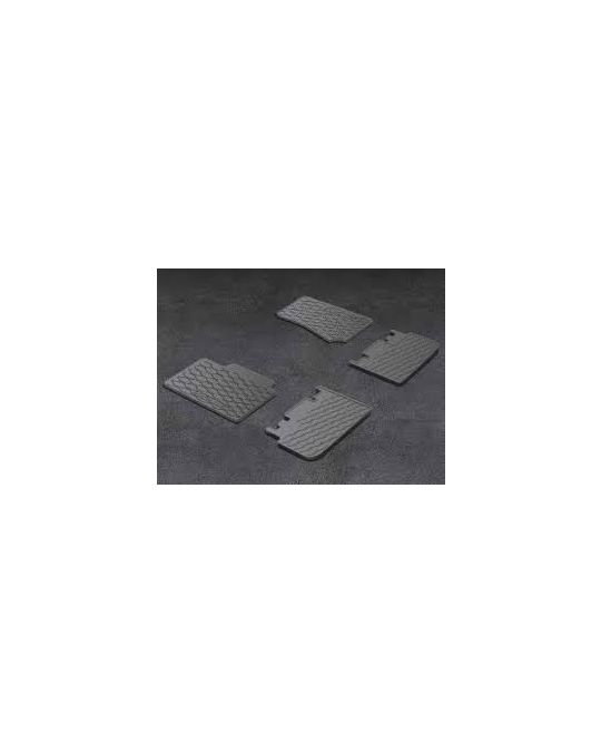 Mopar Rubber Mats First & Second Rows Black
