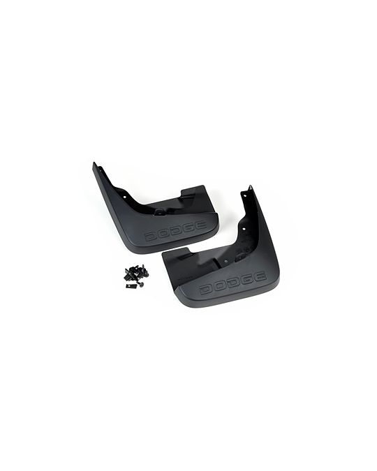 Mopar Splash Guards Front Flat W/ Dodge Logo