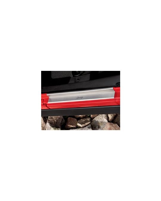 Mopar Door Sill Guards Brushed Stainless Steel 4 Door