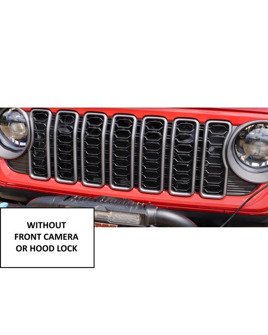 Mopar Rubicon 20th Anniversary Grille Without Front Camera Or Hood Lock