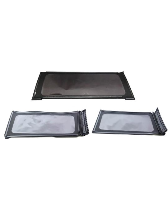 Mopar Replacement Window Set For 2 Door Premium Black Soft Top Tinted