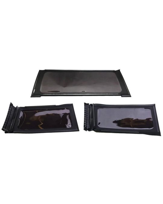 Mopar Replacement Window Set For 4 Door Premium Black Soft Top Tinted