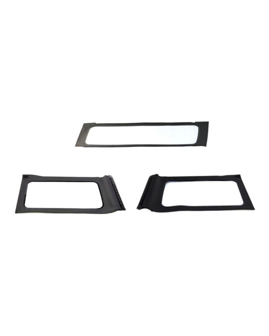Mopar Replacement Window Set For 4 Door Standard Black Soft Top Clear