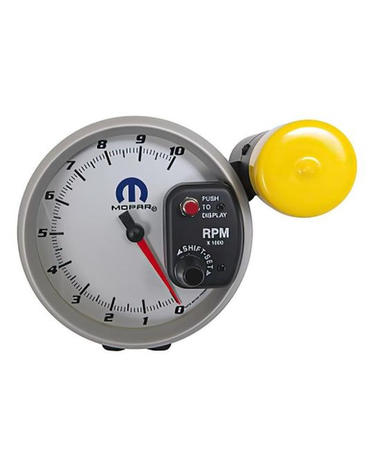 Mopar Performance Full Sweep Electric Tachometer Gauge White Face