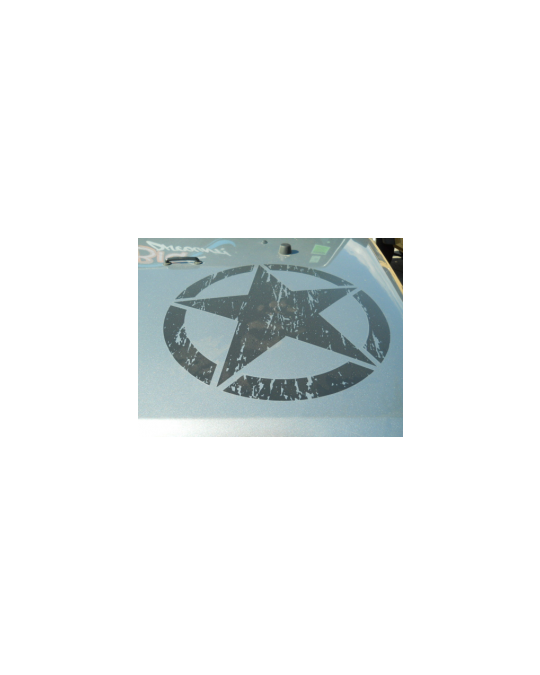 Mopar Hood Decal Freedom Star
