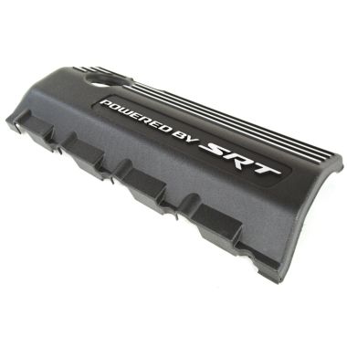 Mopar Ignition Coil Cover For 6.4L Engine With Powered By SRT Logo Left Side